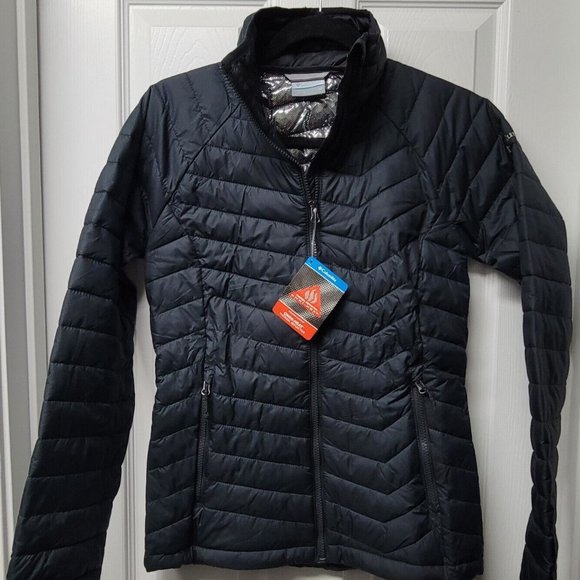 Columbia Women's Powder Lite Insulated Jacket, Black, X-Small, New w/Tags - Picture 1 of 4